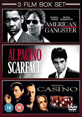 3-Pack - American Gangster, Scarface, Casino (DVD)
