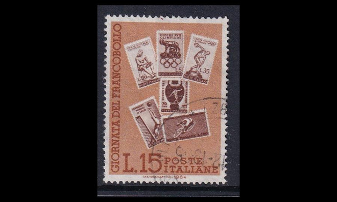 Italia 1173 o Postimerkin päivä (1964)