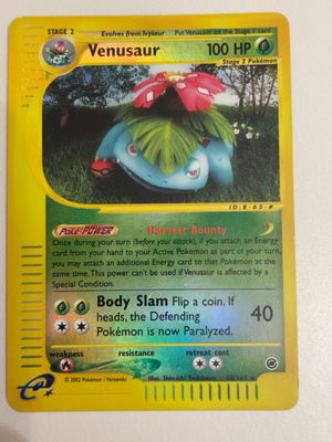 Pokemon Venusaur 68/165 Reverse Holo – Expedition Base Set