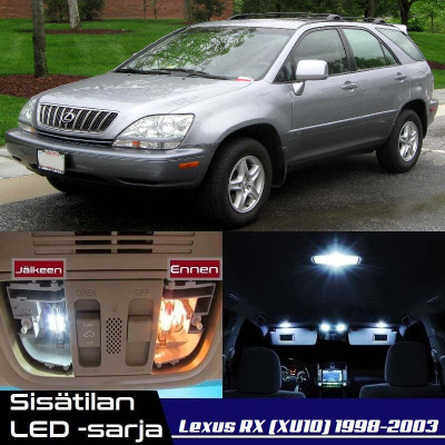 Lexus RX300 (XU10) Sisätilan LED-sarja 14-osainen