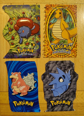 Pokemon TOPPS die-cut -kortit