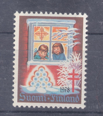1978 TUB joulumerkki postituoreena