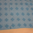 Retro sininen pöytäliina 100 cm x 104 cm - pikkukuva 1