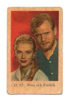 Purkkakuva D. n:o 42 NINA OCH FREDRIK