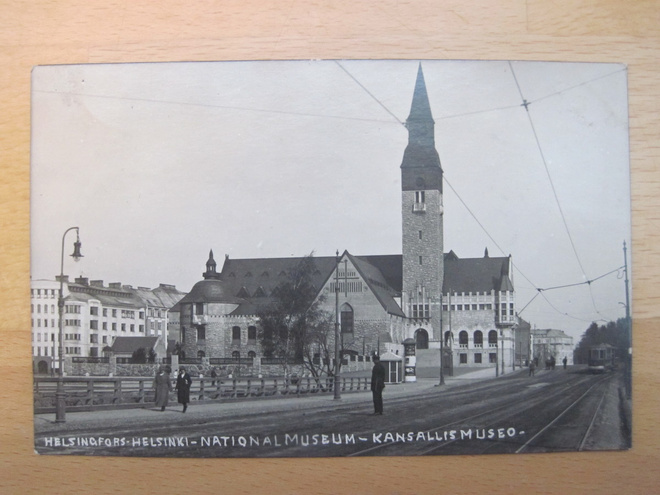 VANHA Postikortti Helsinki Raitiovaunu 1922