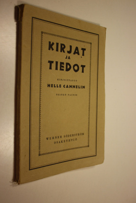 Helle Cannelin : Kirjat ja tiedot : harjaantumisesta kirj...