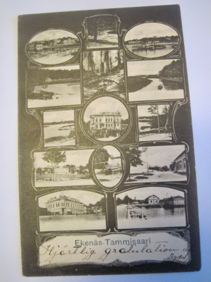 VANHA Postikortti Tammisaari 1900-l