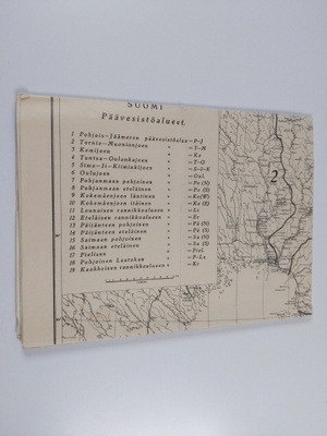 Suomi päävesistöalueet 1:2000000