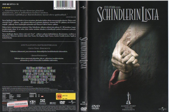 Schindlerin Lista (2 dvd, O:Steven Spielberg) 22312