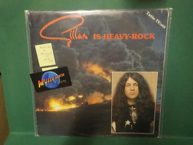 GILLAN - IS HEAVY ROCK EX+/VG+ 1981 LP