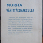 Frank Heller: Murha vähittäismaksulla. 144 s. - pikkukuva 2
