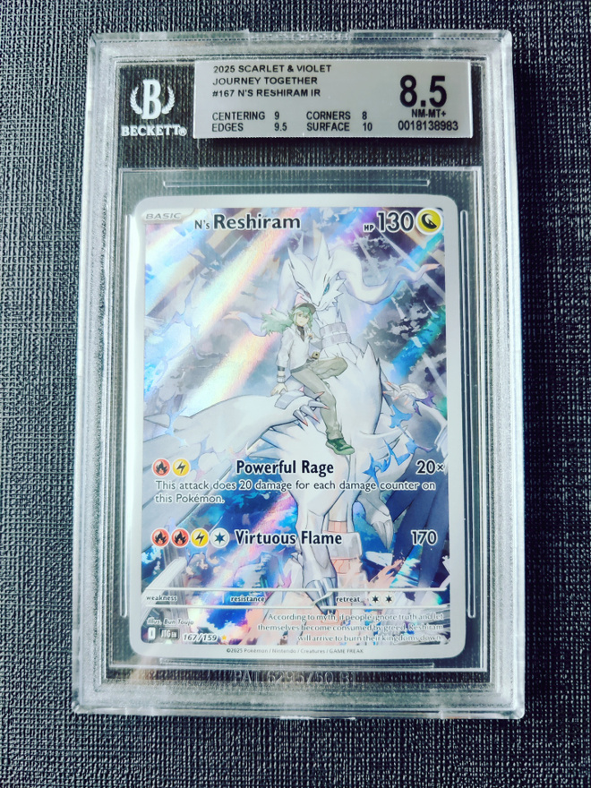 N’s Reshiram 167/159 Journey Together Illustration Rare