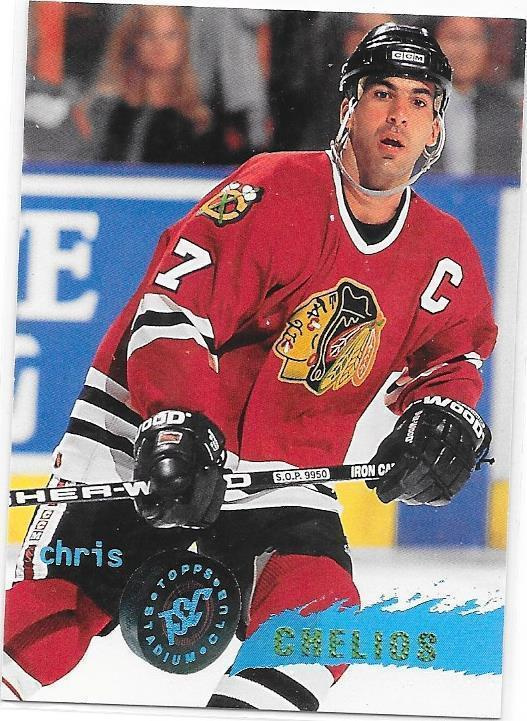 1995-96 Stadium Club #10 Chris Chelios Chicago Blackhawks