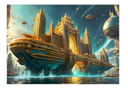 100 kpl uusia Sci-Fi taide julisteita koko A4