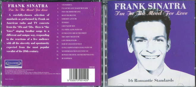 FRANK SINATRA . CD-LEVY . I´M IN THE MOOD FOR LOVE