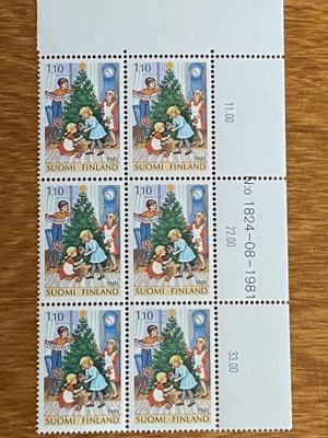 JOULU 1,10MK 1981 NUMERO KUUSILO**