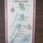 Windward-saaret Karibia karttakortti 1980-luku - pikkukuva 1