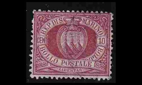 San Marino 28 o Vaakuna 10 C (1894)