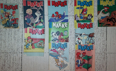 Nakke numeroita vuosilta 1970, -71, -72, -73, -74