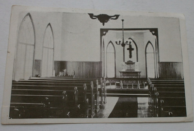 Porvoo, Betel-kirkko, sisäkuva, vanha mv pk, p. 1941