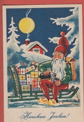 B Uttuslien Tonttu kahvitauolla