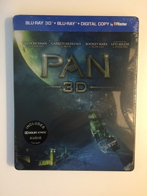 PAN (Blu-ray 3D + Blu-ray) Limited Edition Steelbook (UUSI)