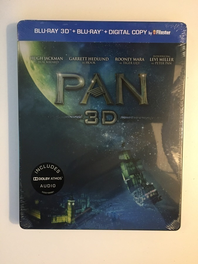 PAN (Blu-ray 3D + Blu-ray) Limited Edition Steelbook (UUSI)