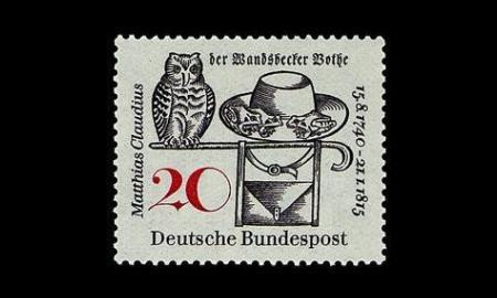 Saksa 462 ** Matthias Caudius, runoilija (1965)