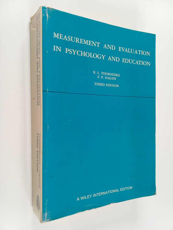 R. L. Thorndike ym. : Measurement and evaluation in psych...