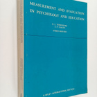 R. L. Thorndike ym. : Measurement and evaluation in psych... - pikkukuva 1