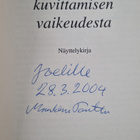 Markku Tanttu : Laulukuvittamisen vaikeudesta (signeeratt... - pikkukuva 3