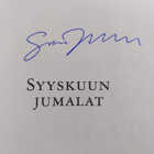 Saara Henriksson : Syyskuun jumalat (signeerattu) - pikkukuva 3