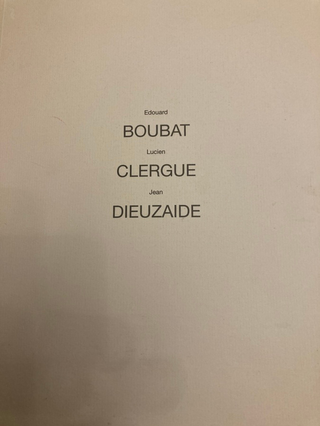 EDUARD BOUBAT - LUCIEN CLERGUE - JEAN DIEUZAIDE