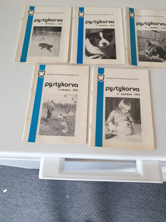 Pystykorva-lehdet v:lta 1979 (5 kpl)