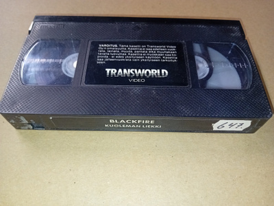 VHS Blackfire Kuoleman liekki ( EI KOPPAA ) SIS POSTIKULU
