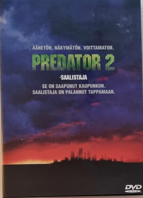 PREDATOR 2 - SAALISTAJA DVD