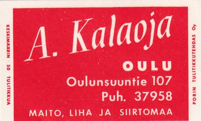 Oulu, A. Kalaoja    8/15