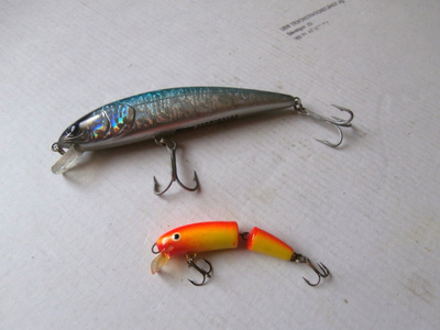 Vaappuja 2 kpl mm. Abu Garcia Terminator Floating 20g