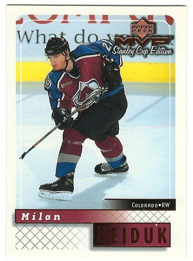 99-00 Upper Deck MVP Stanley Cup Edition #50 Milan Hejduk