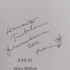 Meku Sjöblom : Juhlat (signeerattu, tekijän omiste) - pikkukuva 3