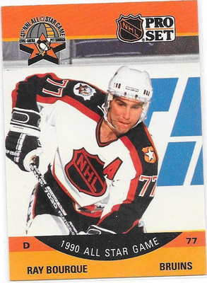 1990-91 ProSet #357 Ray Bourque Boston Bruins