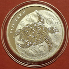 1 oz 999 hopeaa: Fiji, merikilpikonna. (KD4) - pikkukuva 1