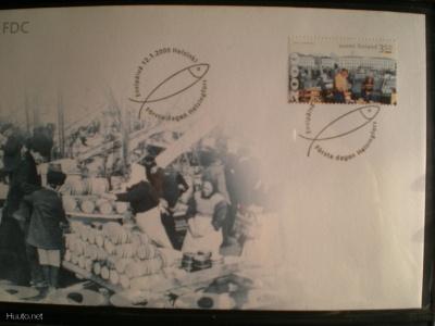 FDC Silakkamarkkinat 3,50 mk 12.1.2000 - LaPe 1505