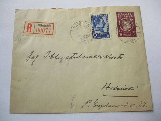 1937 Mäntsälä kirjattu kultatähkäehiö