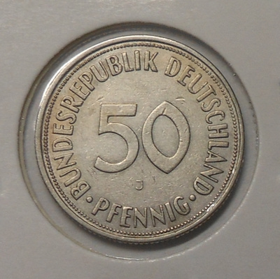 Saksa. 50 pfennig 1950J.