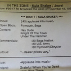 KULA SHAKER - IN THE ZONE LIVE CONCERT RADIOSHOW CD rare - pikkukuva 1
