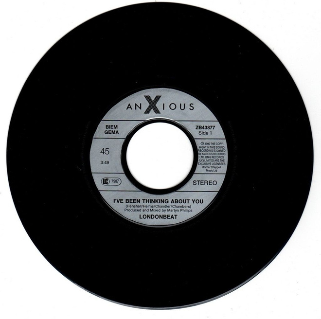 Londonbeat: I've Been Thinking About You 7"