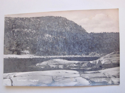 VANHA Postikortti Suursaari 1933