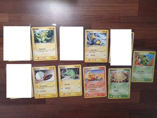 Pokemon EX Emerald Sarjan kortteja yksittäin myynnissä
