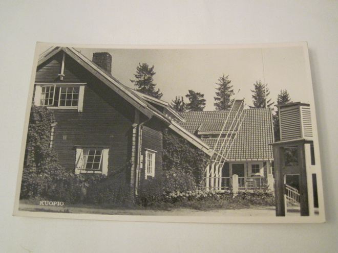VANHA Postikortti Kuopio 1950-l Alkup.Mallikappale